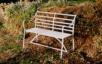 Straight-Back Double Bench